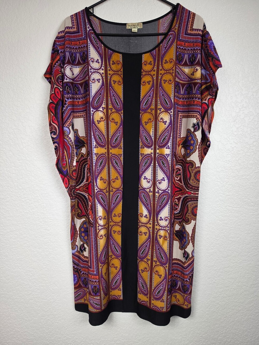 Anthropologie One World Large Paisley Print Dress